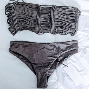 Indah Sian Top Small Palo Bottoms Medium in Bear